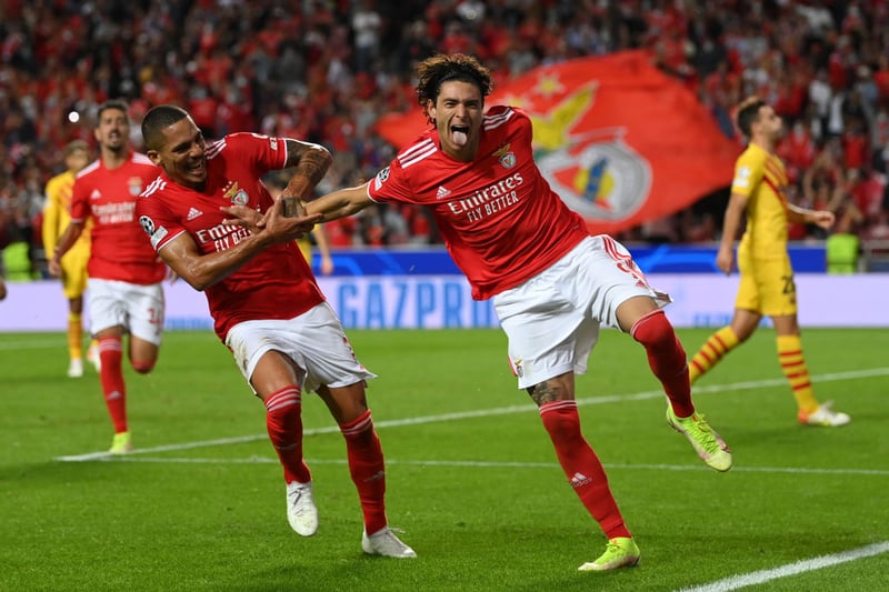 Newcastle are plotting a £50 million swoop for Benfica striker Darwin Nunez. Brighton have been linked in the past. (Tuttomercatoweb) (Photo by David Ramos/Getty Images)