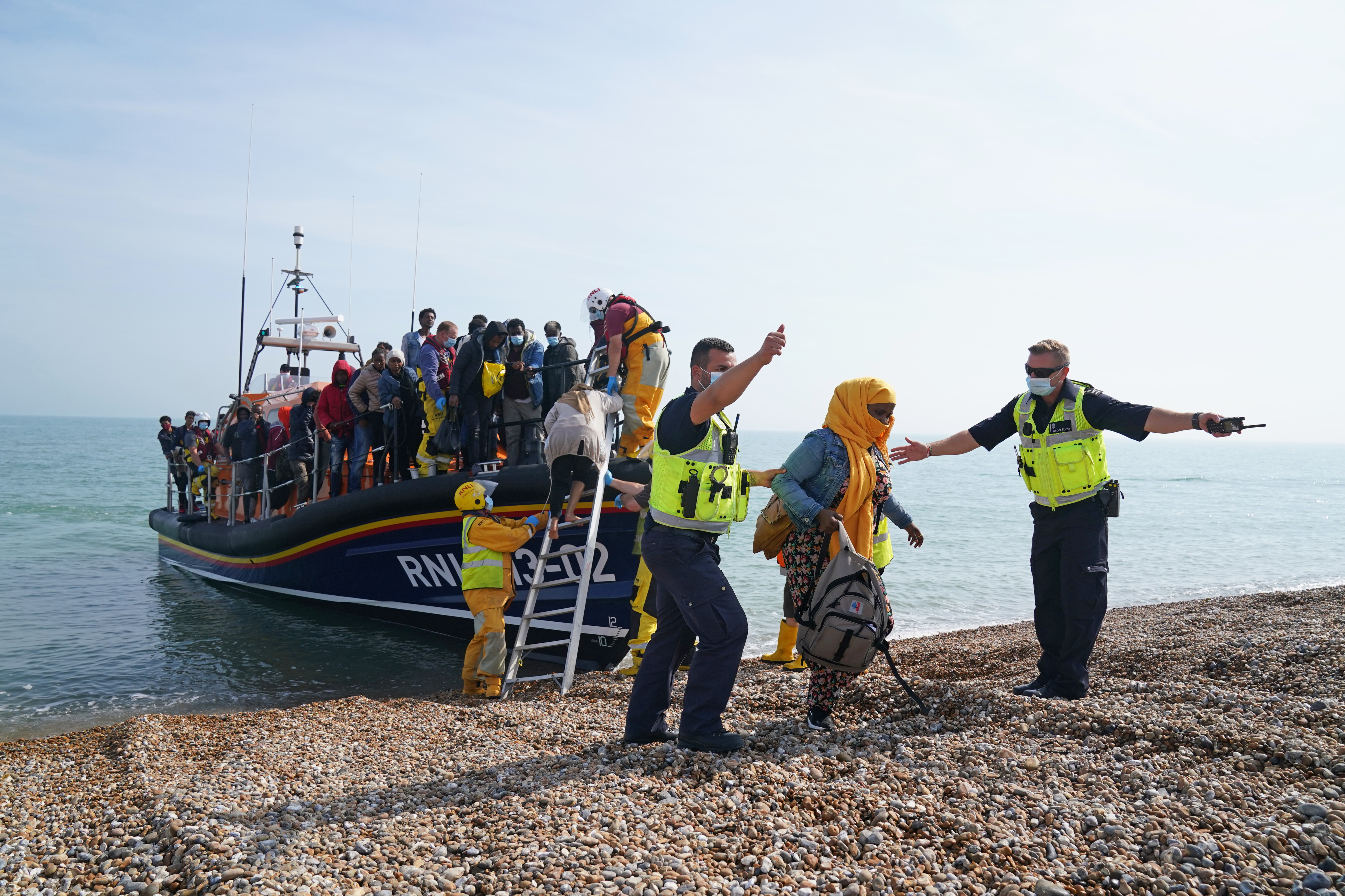 Channel crossings: more than 28,300 migrants crossed the English Channel in 2021 marking a record year