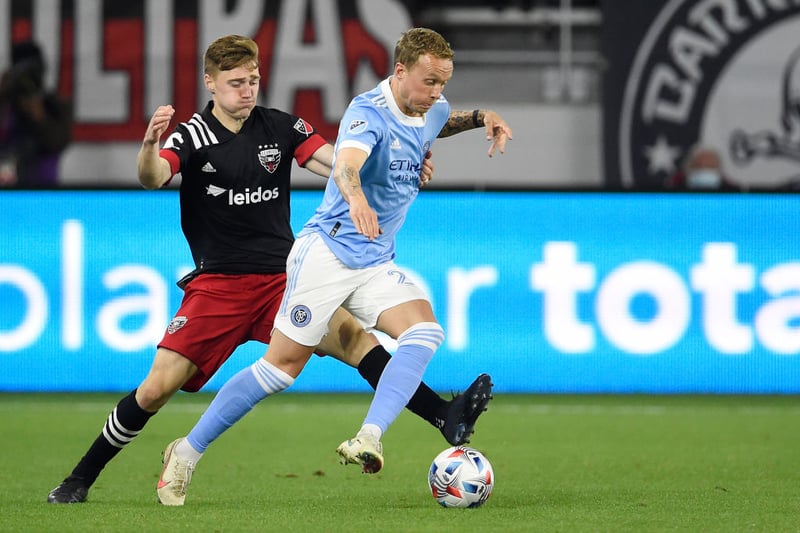 We’re looking slightly further afield for this one, but Thórarinsson is a 12-cap Iceland international who can play anywhere down the left flank and in the centre of midfield. He last featured in the MLS for New York City, and even has a couple of Champions League appearances to his name. (Photo by Patrick McDermott/Getty Images)