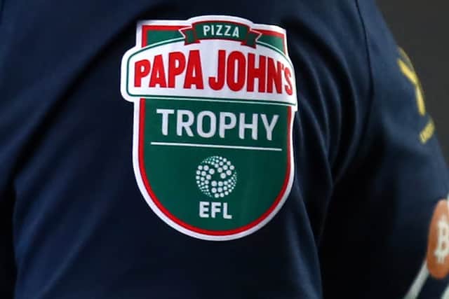 The draw for the Papa John’s Trophy will be made on Thursday