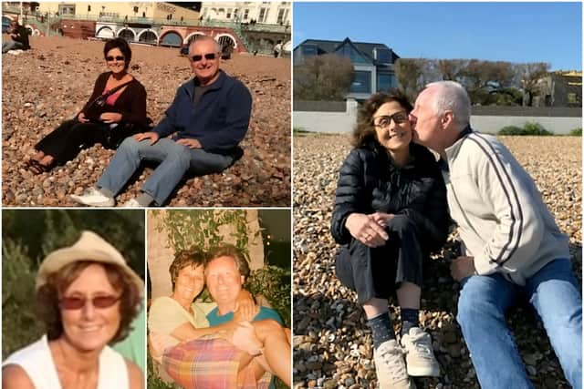 Raymond Gower, 74, said his wife Trish, also 74, had to wait two months for a correct in-person diagnosis, which gave the aggressive cancer time to spread.