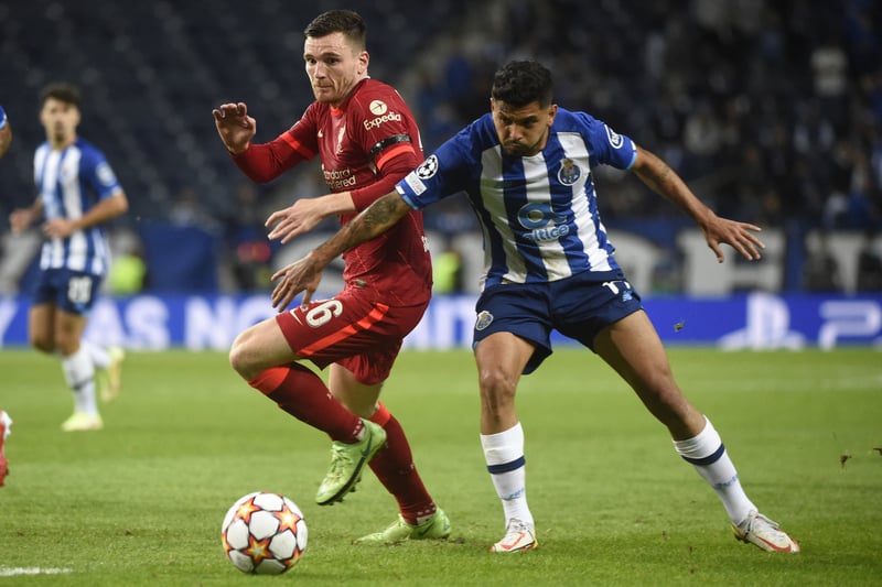 Has faced Liverpool in the Champions League this season. While supporters would like more attacking options, Jesus has failed to score in 17 games for Porto this season and end product would be a concern.