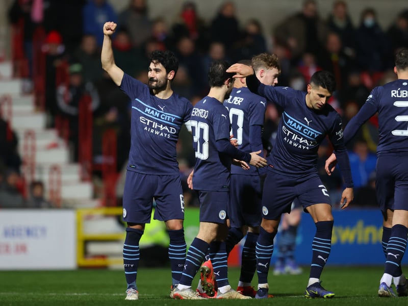 Current league position: 1st. Predicted goal difference: +67. Likelihood of winning title: 85%. (Photo by Catherine Ivill/Getty Images)