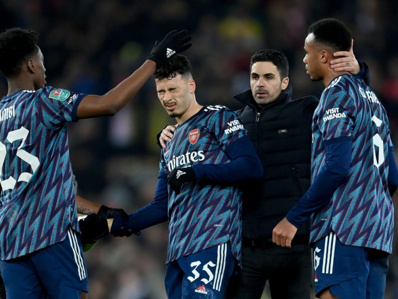Current league position: 5th. Predicted goal difference: +16. Likelihood of qualifying for Champions League: 38%. (Photo by Michael Regan/Getty Images)