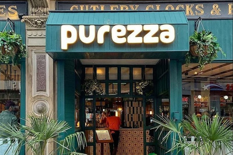 Award-winning vegan Italian restaurant Purezza, which is especially celebrated for its pizzas, has its Manchester eatery on High Street in the Northern Quarter