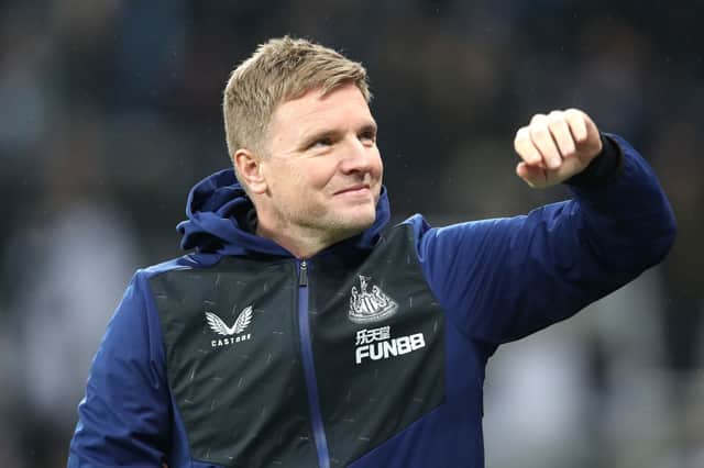 Eddie Howe, Manager of Newcastle United. (Photo by Ian MacNicol/Getty Images)