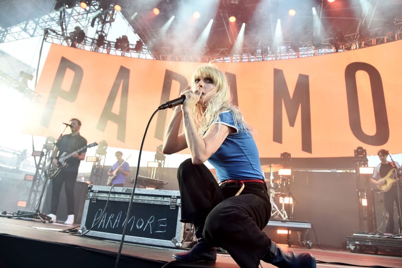 Paramore, fronted by vocal powerhouse Hayley Williams, will be performing in Manchester on Tuesday 18 April. They will be joined by special guests Bloc Party. There are only limited resale tickets left, starting at £234. (Photo: Alberto E. Rodriguez/Getty Images for CBS Radio Inc.)