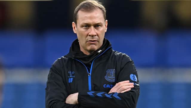 Everton caretaker boss Duncan Ferguson. Picture: GLYN KIRK/POOL/AFP via Getty Images