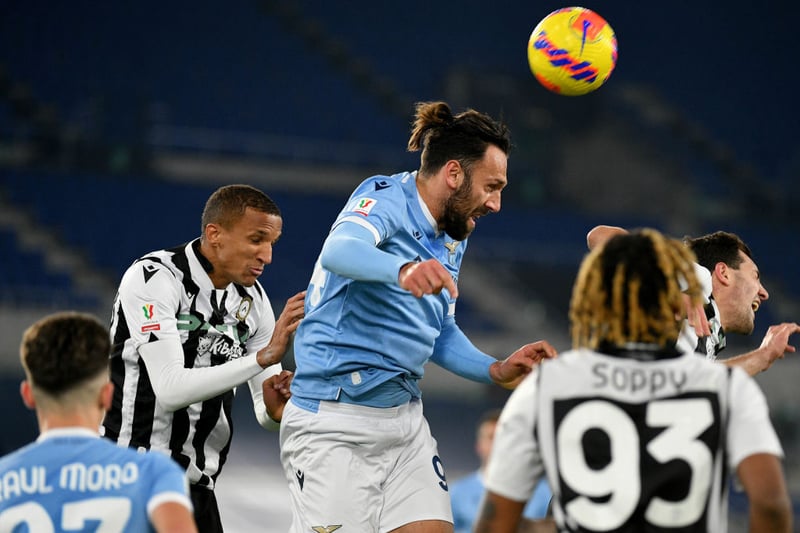 Leeds United have moved into pole position in the race to sign Lazio striker Vedat Muriqi, as Hull City have reportedly pulled out of the race to sign him. (Corriere dello Sport) (Photo by Marco Rosi - SS Lazio/Getty Images)