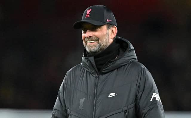Liverpool boss Jurgen Klopp. Picture: JUSTIN TALLIS/AFP via Getty Images