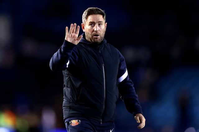 Lee Johnson, Manager of Sunderland. (Photo by George Wood/Getty Images)