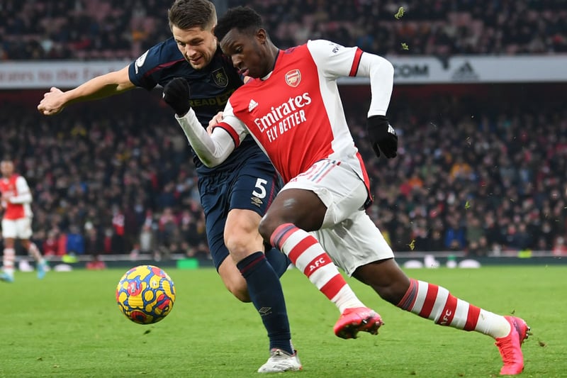 Newcastle United are closing in on a double signing before the close of the January transfer window with deals for Arsenal striker Eddie Nketiah and Brighton defender Dan Burn likely to bring an end to their recruitment this month. (Telegraph) (Photo by David Price/Arsenal FC via Getty Images)