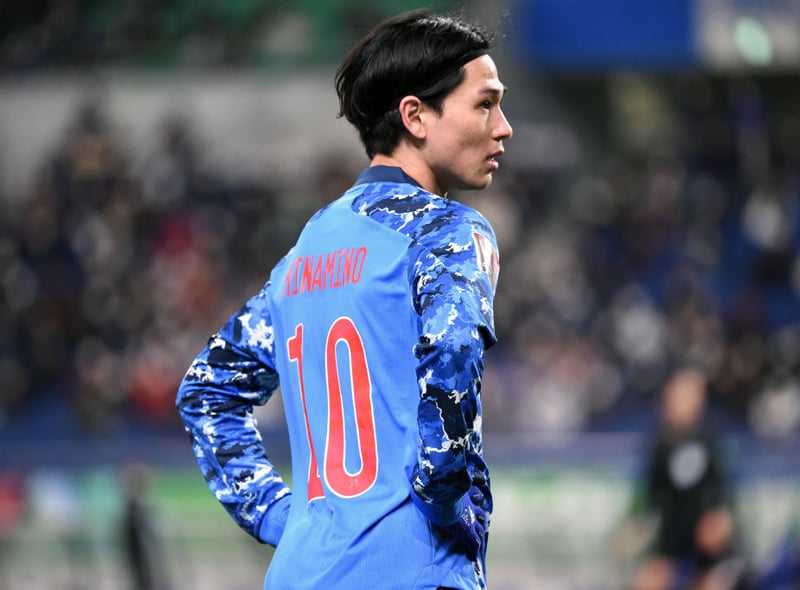 Leeds United target Takumi Minamino believes he can contribute to Liverpool this season despite January arrivals, and is committed to fighting for his place at the club. (Telegraph) (Photo by Kenta Harada/Getty Images)