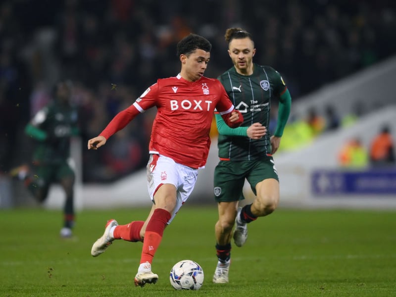 Nottingham Forest winger Brennan Johnson is reportedly in talks to sign a new deal at the club, amid Leeds United interest. (Football Insider) (Photo by Laurence Griffiths/Getty Images)