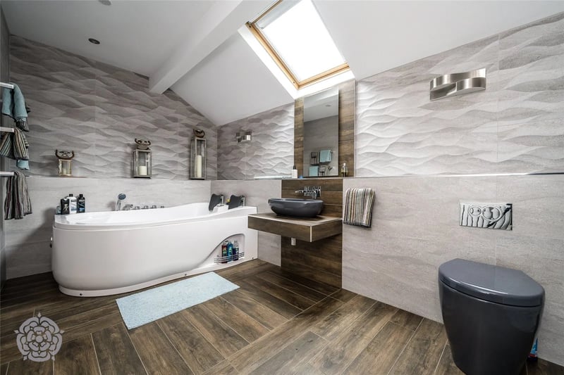 One of the bathroom areas with stunning features.