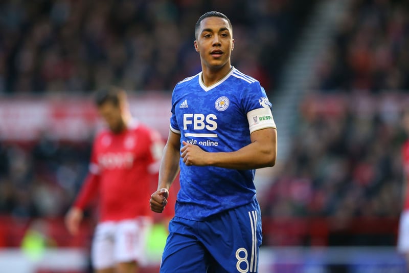 Manchester United’s bid to land a central midfielder has led them to consider a move for Youri Tielemans as an alternative to their primary targets. (Daily Star) (Photo by Alex Livesey/Getty Images)