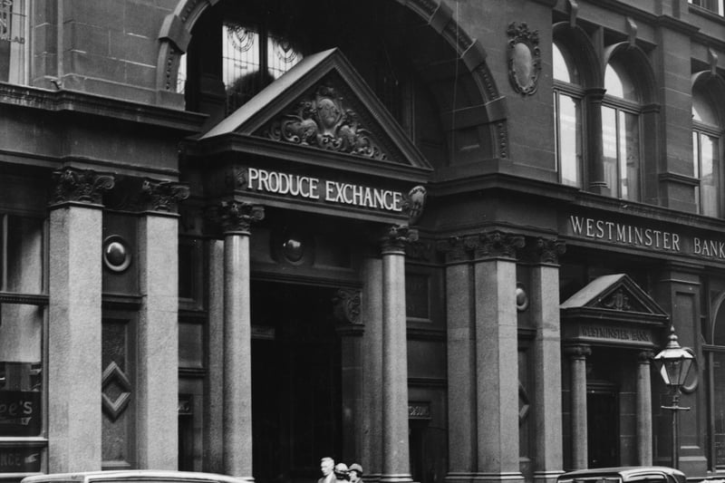 The Produce Exchange in Manchester around 1931 