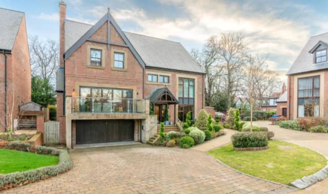 The house comes with lots of room for parking.