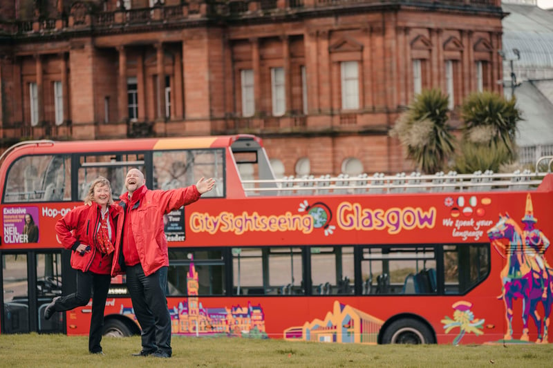 Don't worry, you can sit downstairs on the bus and see some of Glasgow's most famous locations. 