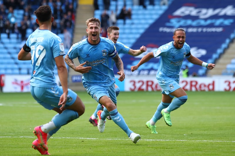 Actual position: 12th. Actual points: 44. Coventry City have gained eight points through stoppage times goals over five games, including in a 2-1 win against Nottingham Forest  in August, when Kyle McFadzean got the winner.