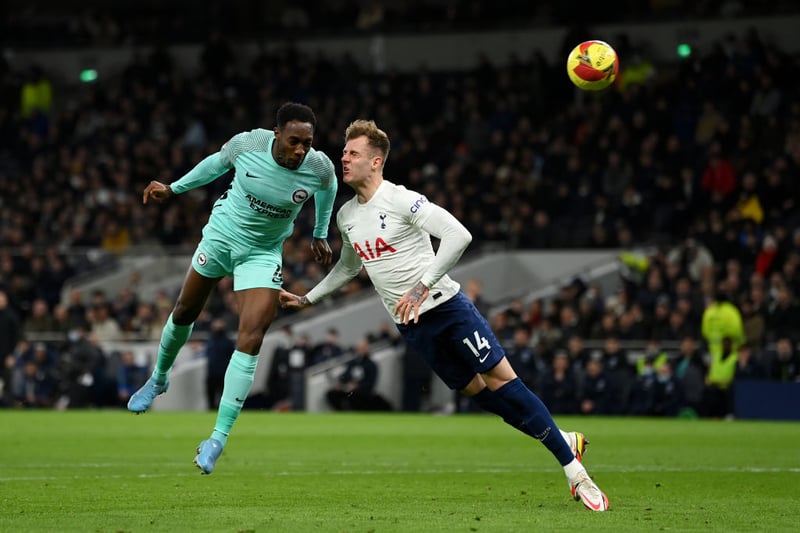 Brighton could look to rekindle their interest in Tottenham defender Joe Rodon at the end of the season. Leeds United have also been linked.  (SussexWorld) (Photo by Mike Hewitt/Getty Images)