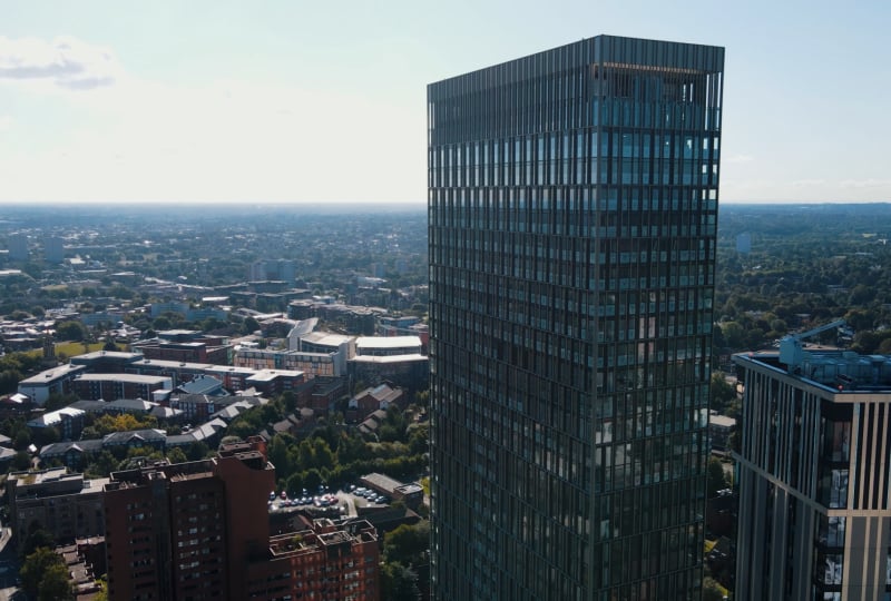 Moda, The Mercian on Broad Street is 132m tall and the tallest building in Birmingham. (Photo - Moda, The Mercian on Broad Street, Birmingham)