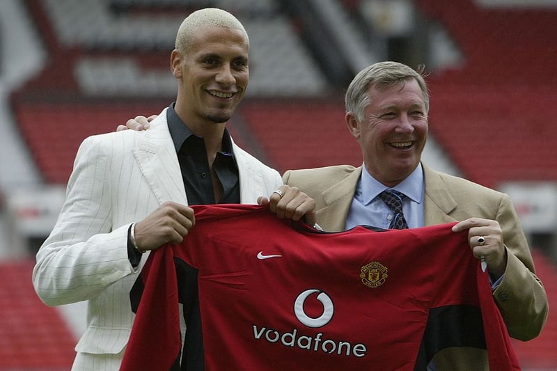 Few could believe when United paid just shy of £30m for the defender in 2002, or that he moved from Leeds to Old Trafford, but Ferdinand proved to be one of Ferguson’s greatest-ever signings. He played over 450 games for the club, won six league titles and formed one half of perhaps the best Premier League centre-back partnership, alongside Nemanja Vidic.