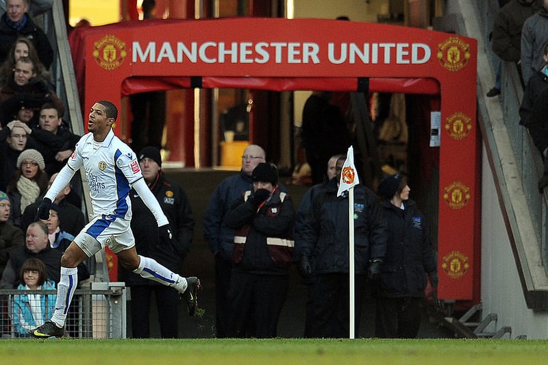 Not necessarily controversial in a conventional sense, but Leeds’ shock 1-0 FA Cup triumph at Old Trafford back in 2010 shook the Reds to their core and sparked quite the inquest. To this day, Jermaine Beckford is still a legend among the Elland Road faithful.  (Photo by PAUL ELLIS/AFP via Getty Images)