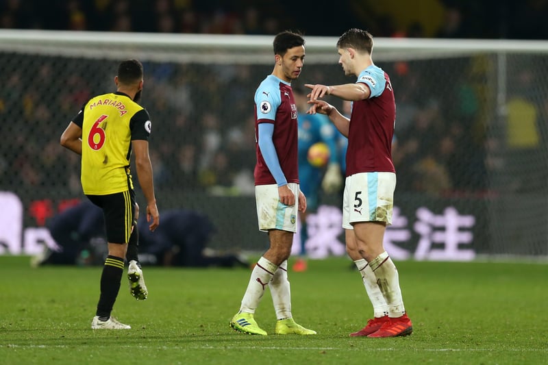 Burnley duo James Tarkowski and Dwight McNeil are both valued at £19.8m.