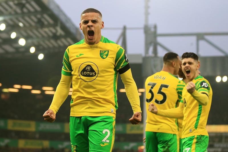 Max Aarons, 22, is the Canaries’ prize asset, valued at £19.8m.