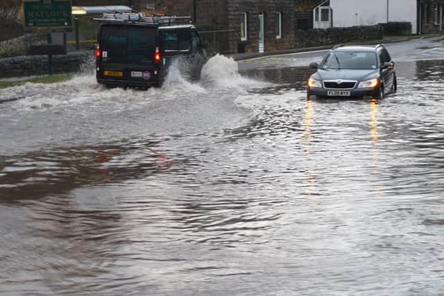 Storm Franklin has caused serious flooding on roads in Matlock. Image: Derbyshire Dales District Council.