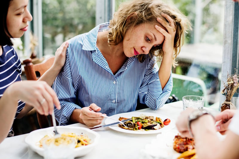 A loss of appetite or feeling full quickly after eating may be a sign of something more serious. While this symptom can be caused by other diseases, when caused by ovarian cancer it tends to be persistent.