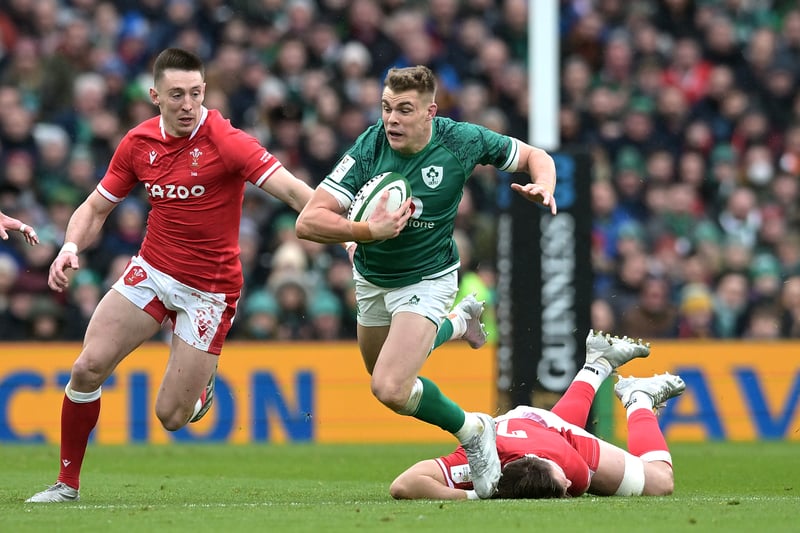 Played every minute of the tournament so far for Ireland, scored a try against Wales and has been strong in defence and attack 