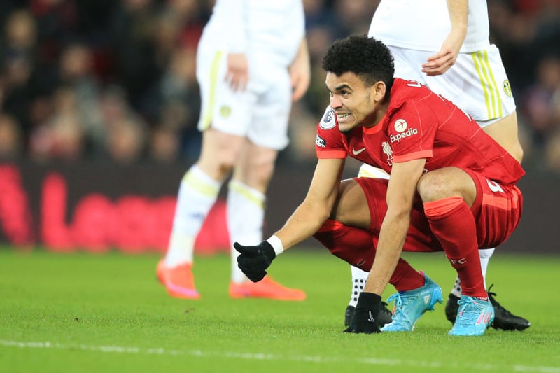 Luis Diaz continues to settle nicely at Anfield, and managed another 85 minutes on Wednesday evening. (Photo by LINDSEY PARNABY/AFP via Getty Images)