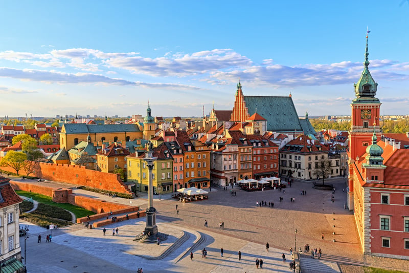 Our first Polish destination  of three is the capital city Warsaw which has a picturesque old town. Flights to Warsaw from 8-15 June return are £80pp. 