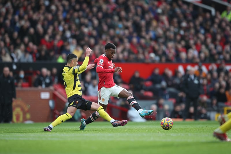 Was a real threat with his direct running and he caused Hassane Kamara issues all game. Elanga ballooned a shot over in the first half and couldn’t quite divert a 56th-minute move by flicking it into the net. Overall, it was another impressive showing from the winger, who was probably United’s best player.