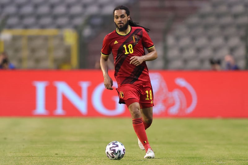 Newcastle are considering a ‘free’ transfer for Belgium international Jason Denayer this summer. The ex-Man City man plays for Lyon. (Chronicle) (Photo by Alex Grimm/Getty Images)