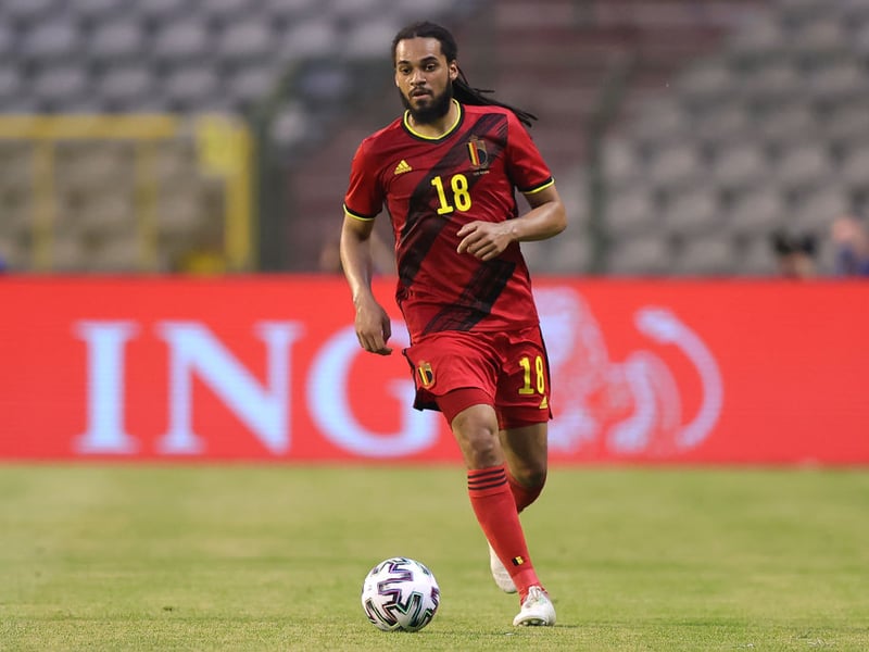 Newcastle are considering a ‘free’ transfer for Belgium international Jason Denayer this summer. The ex-Man City man plays for Lyon. (Chronicle) (Photo by Alex Grimm/Getty Images)