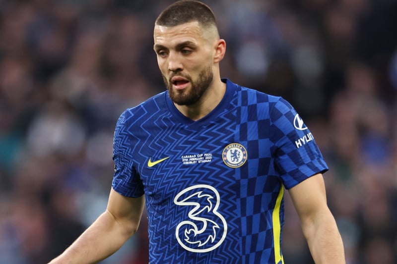 Mateo Kovacic was subbed off for penalty specialist Jorginho at half-time of added time. 