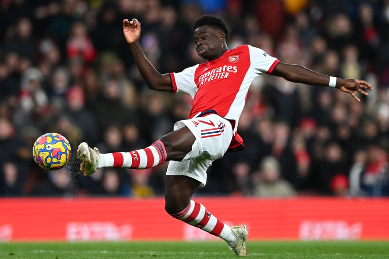 Arsenal will look to reward Bukayo Saka for his excellent form this season by offering him a contract extension at the end of the season (Football London)