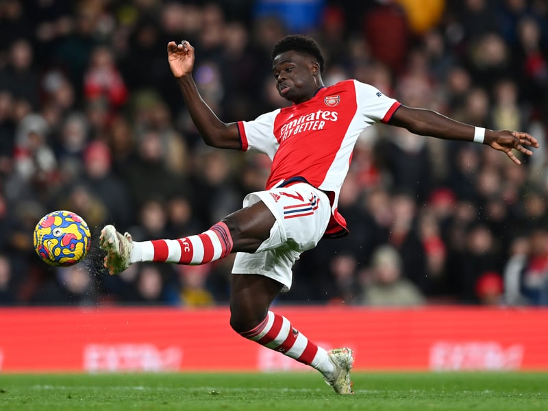 Arsenal will look to reward Bukayo Saka for his excellent form this season by offering him a contract extension at the end of the season (Football London)