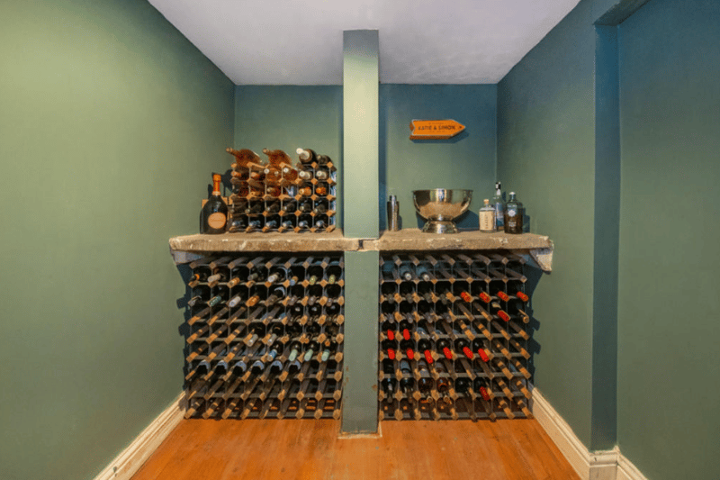 You’ll never run out of wine again with this amazing wine cellar!