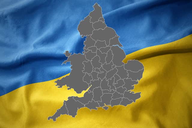 Preliminary figures show the 15 council areas with the highest population of Ukrainians, according to country of birth 