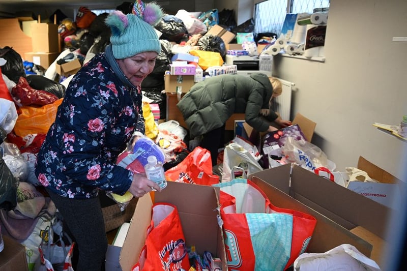 Volunteers are needed to help sort through donated items at aid charities to pack them up to send them overseas. Many donation points are being set up locally, often by Ukrainian and Polish community groups and churches, so it is worth checking your local news outlet or social media to see if you can get involved.