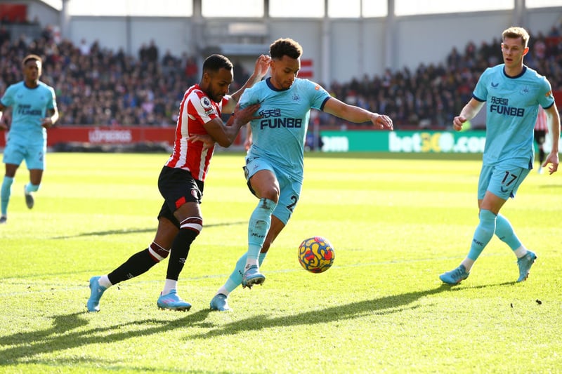 Murphy impressed for Newcastle in the first-half - it was his shot that rebounded off the post into the path of Fraser. But after the break, the winger became sloppy in possession and was subsequently replaced by Saint-Maximin. 