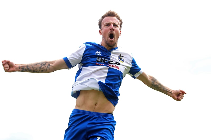 The homegrown talent who Rovers fans adored. Over two spells with the club the midfielder made over 300 appearances and is one of the greatest players the club’s academy has produced. Now at 36, ‘Linesy’ plays for fellow League Two side Stevenage. 
