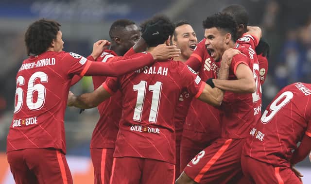Liverpool take a 2-0 lead into the Champions League last-16 second-leg tie against Inter Milan. Picture: John Powell/Liverpool FC via Getty Images