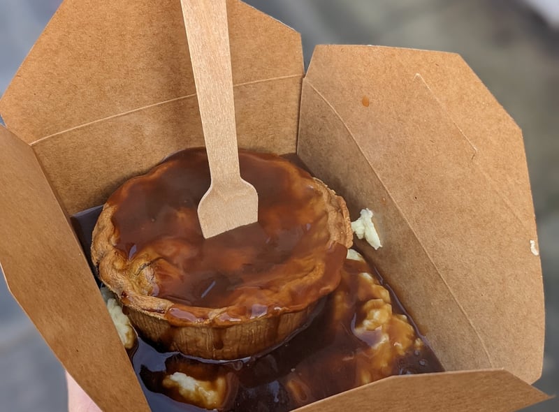 Homebaked Bakery has been serving pies for Liverpudlians and footie fans for years.
Whether you have a hankering for a gravy drizzled matchday pie, or a vegan scouse pasty, there’s something for everyone. They can be found on Oakfield Road or St George’s Hall.