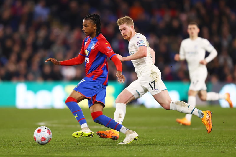 City’s best player at Selhurst Park and he created several chances with his through passes. De Bruyne also went close with an effort from distance and had a strike which hit the post, although it was subsequently ruled offside.