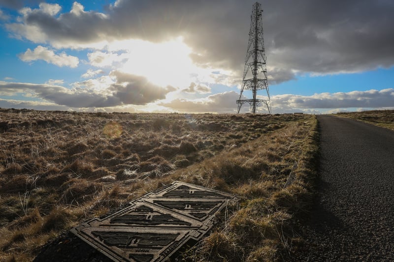 This tower that stands above the M62 in Saddleworth was also originally part of the region’s Cold War defence systems